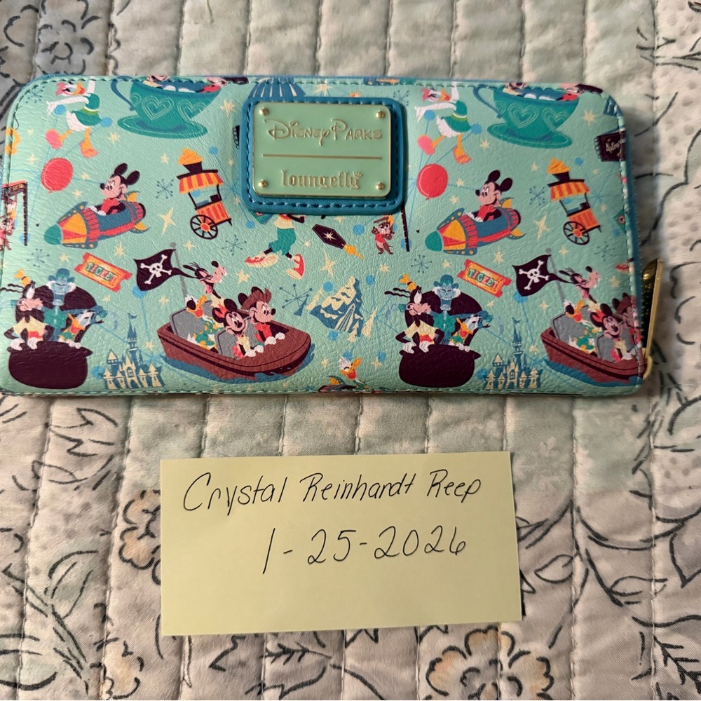 Disney Parks play in the parks 2024 backpack and matching large wallet. - Picture 4 of 10